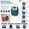Wall Mounted Phone & Remote Organizer with Charging Port Self Adhesive Storage Caddy