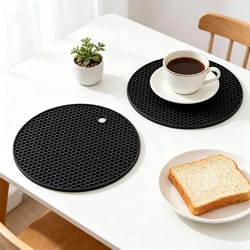 honeycomb silicone trivet placemat heat resistant non slip table protector