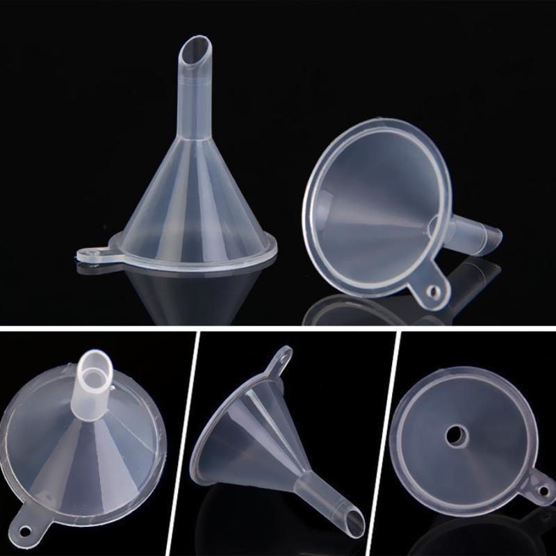 20-Piece Mini Funnel Set for Small Bottles, Clear Essential Oil Funnel Kit for Perfume & Travel Containers