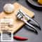 4-in-1 Garlic Press Aluminum Alloy Manual Crusher & Slicer Kitchen Tool