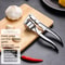 4-in-1 Garlic Press Aluminum Alloy Manual Crusher & Slicer Kitchen Tool