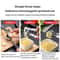 4-in-1 Garlic Press Aluminum Alloy Manual Crusher & Slicer Kitchen Tool