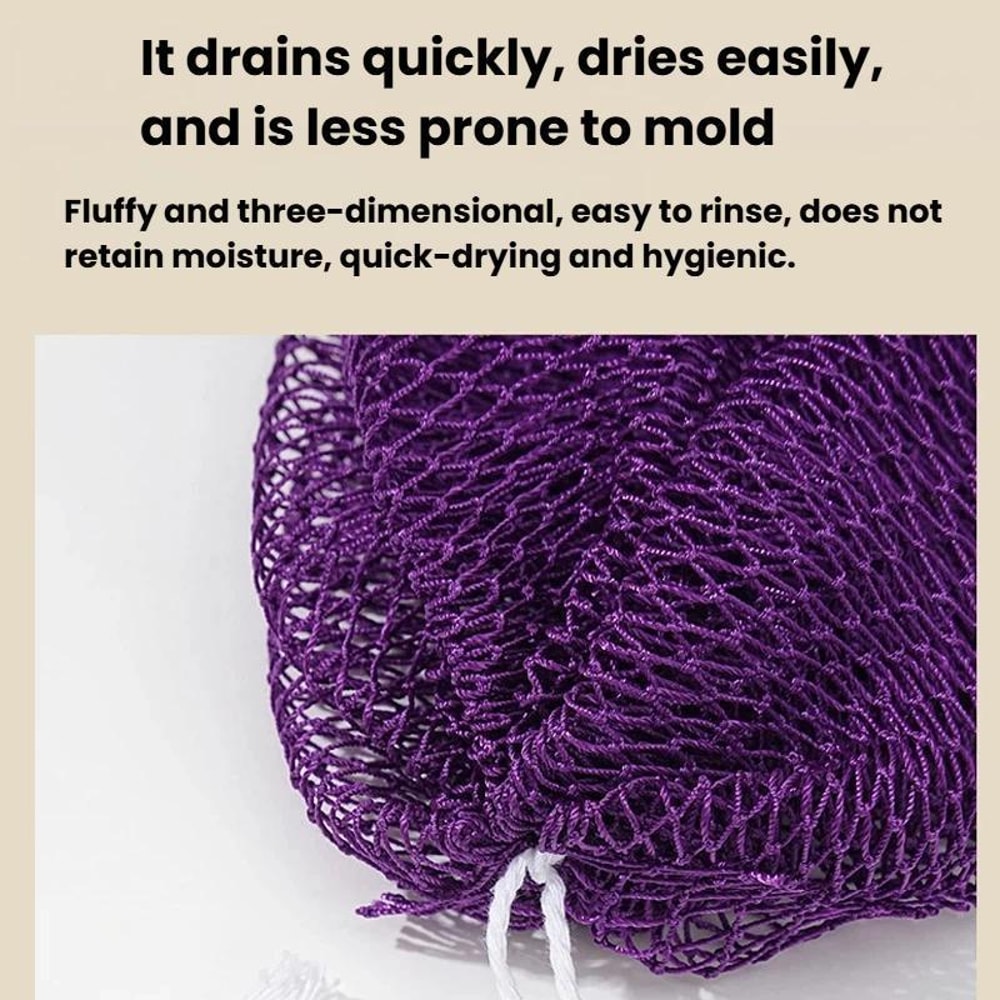 Elastic Nylon Back Scrubber Towel For Deep Exfoliation And Full Body Cleansing 5