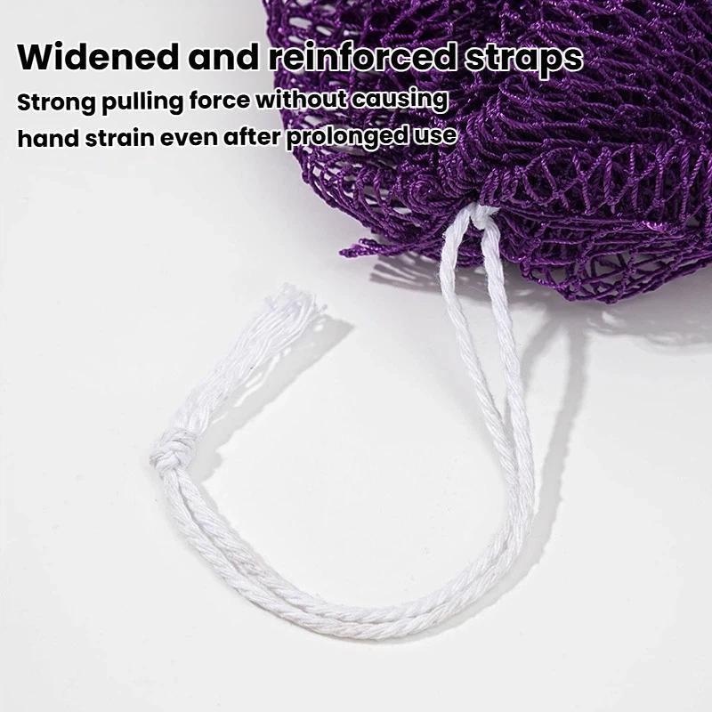 Elastic Nylon Back Scrubber Towel For Deep Exfoliation And Full Body Cleansing 6