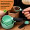8-Piece Stainless Steel Measuring Spoon Set with Dual Scale Markings for Baking & Cooking