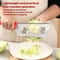 Stainless Steel Double Blade Vegetable Slicer & Julienne Cutter for Fast Kitchen Prep