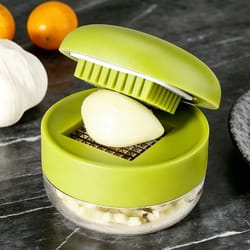 stainless steel garlic press crusher easy clean manual garlic mincer kitchen tool