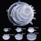 Reusable Silicone Stretch Lids Set of 6 for Bowls, Cups & Food Storage Containers