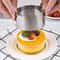 Premium Stainless Steel Mousse Ring Mold With Press Plate For Cakes Desserts Pudding Creations 0