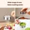 Premium 304 Stainless Steel Flour Sifter 40 Mesh Fine Baking Sieve for Smooth, Clump-Free Mixing