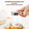 Premium 304 Stainless Steel Flour Sifter 40 Mesh Fine Baking Sieve for Smooth, Clump-Free Mixing
