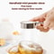 Premium 304 Stainless Steel Flour Sifter 40 Mesh Fine Baking Sieve for Smooth, Clump-Free Mixing