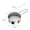 Premium 304 Stainless Steel Flour Sifter 40 Mesh Fine Baking Sieve for Smooth, Clump-Free Mixing