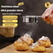 Premium 304 Stainless Steel Flour Sifter 40 Mesh Fine Baking Sieve for Smooth, Clump-Free Mixing