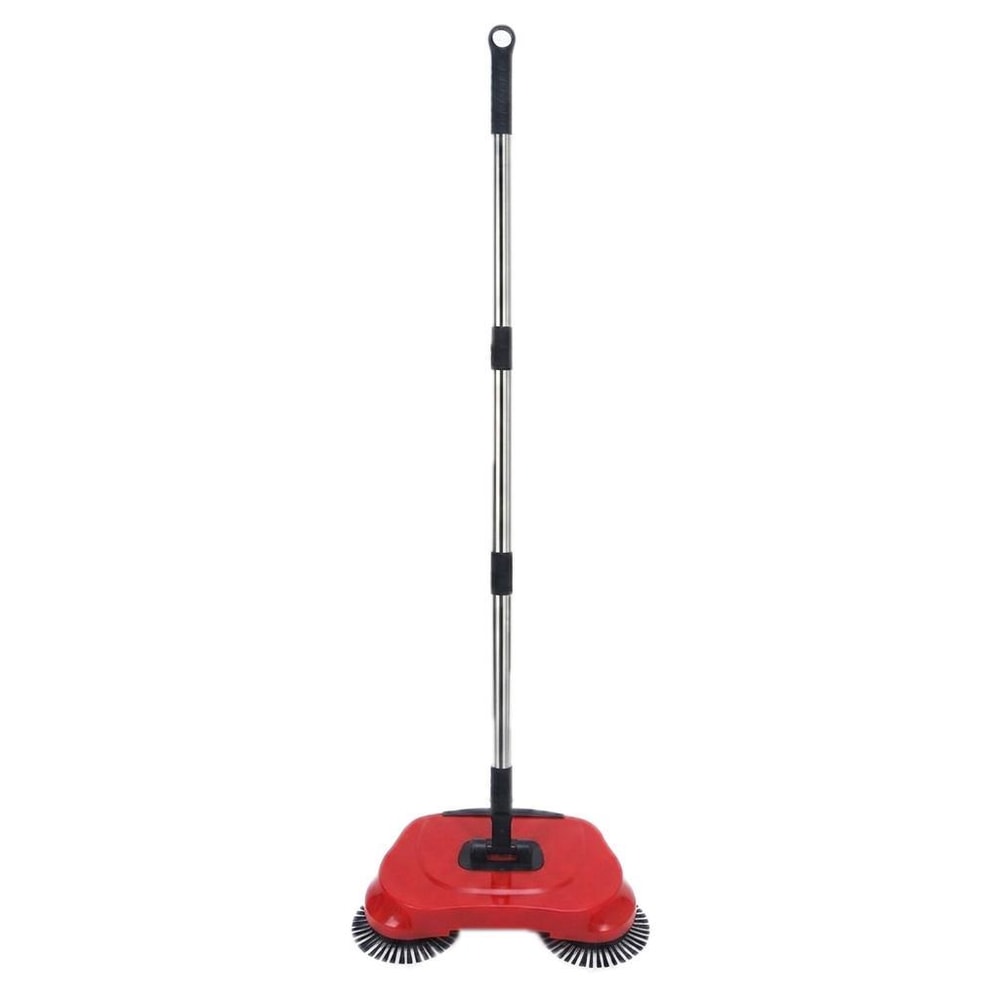 Push Vacuum Sweeper With Dustbin For Under Furniture Cleaning 9