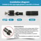 Angle Grinder Conversion Kit Straight Grinder Chuck Adapter For Polishing Sanding Grinding 3