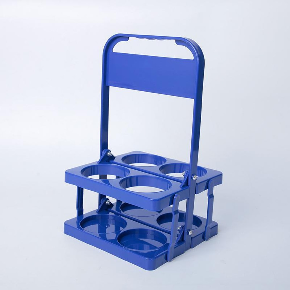 Collapsible 4Bottle Drink Carrier With Handle Portable Bottle Carrier For Beer Soda Wine 6