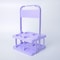 Collapsible 4Bottle Drink Carrier With Handle Portable Bottle Carrier For Beer Soda Wine 11