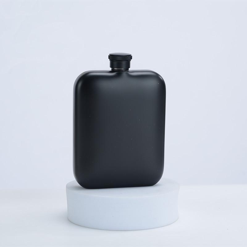 Portable 6oz Hip Flask For Liquor Leakproof Stainless Steel Flask With Screw Cap For Whiskey Spiri 8