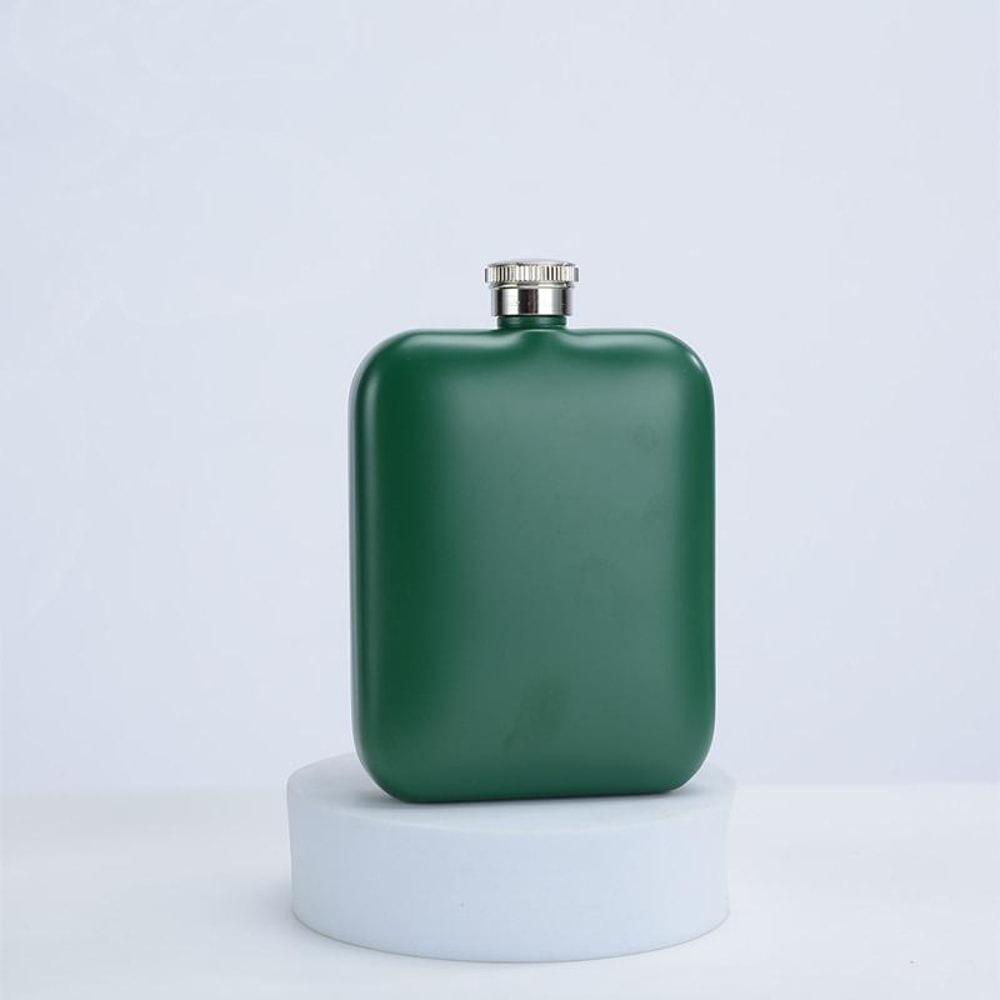 Portable 6oz Hip Flask For Liquor Leakproof Stainless Steel Flask With Screw Cap For Whiskey Spiri 7