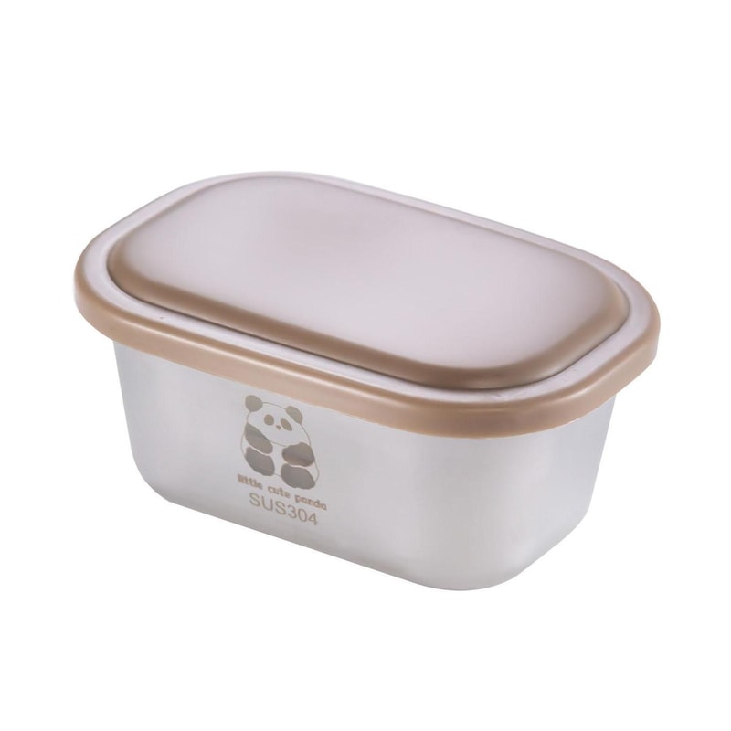 304 Stainless Steel Salad Bowl with Lid Airtight Condiment Container for Snacks, Sauces & Meal Prep