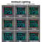 RGB LED Digital Wall Clock With Large Display Dual Alarm Timer Auto Dimming Night Light 2
