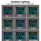RGB LED Digital Wall Clock With Large Display Dual Alarm Timer Auto Dimming Night Light 2
