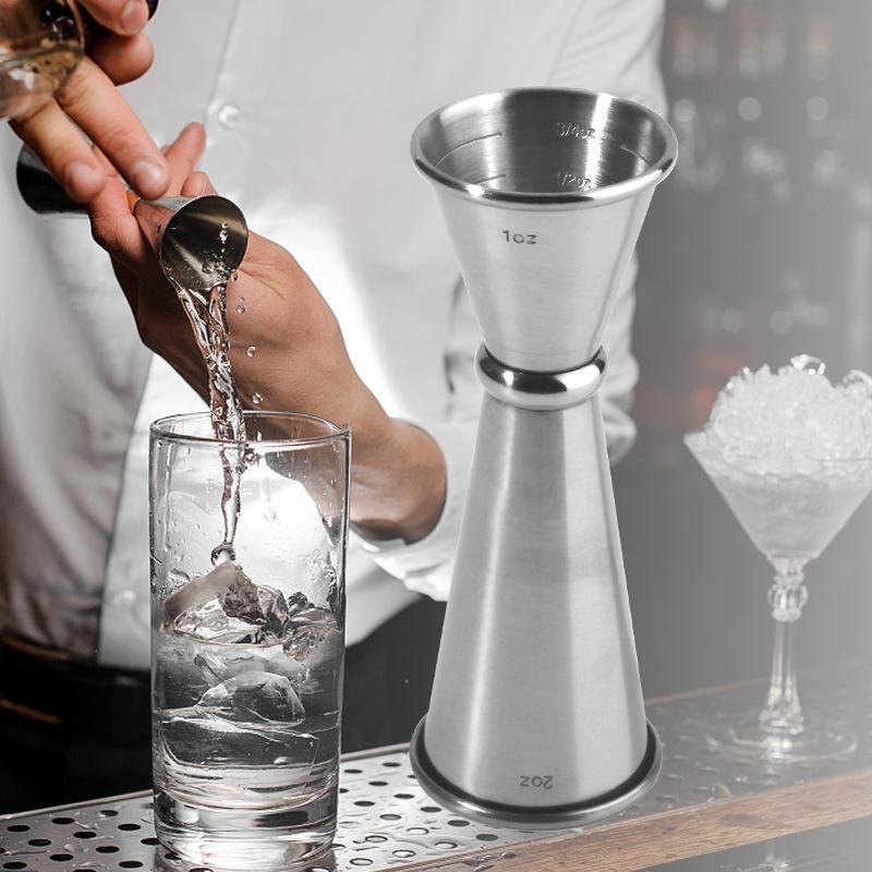 Premium Stainless Steel Cocktail Jigger 30/60ml Double-Sided Measuring Cup