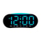Smart LED Digital Alarm Clock with Night Light, Dual Alarms, Date & Temperature Display