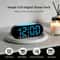 Smart LED Digital Alarm Clock with Night Light, Dual Alarms, Date & Temperature Display