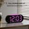 Smart LED Digital Alarm Clock with Night Light, Dual Alarms, Date & Temperature Display