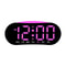 Smart LED Digital Alarm Clock with Night Light, Dual Alarms, Date & Temperature Display
