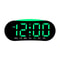 Smart LED Digital Alarm Clock with Night Light, Dual Alarms, Date & Temperature Display