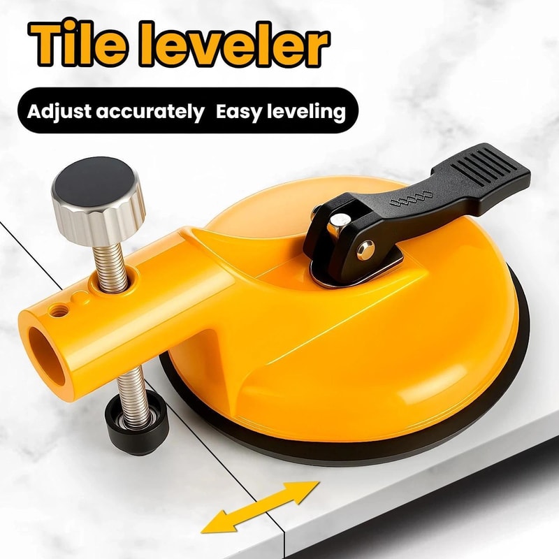 Tile Leveling Suction Cup Tool for Precise Stone, Marble & Glass Installation