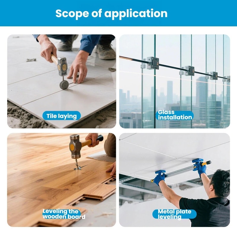 Tile Leveling Suction Cup Tool for Precise Stone, Marble & Glass Installation