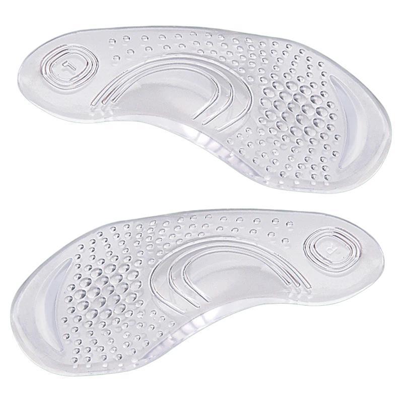 Arch Support Insoles for High Heels, Shock Absorbing Silicone Half Insoles