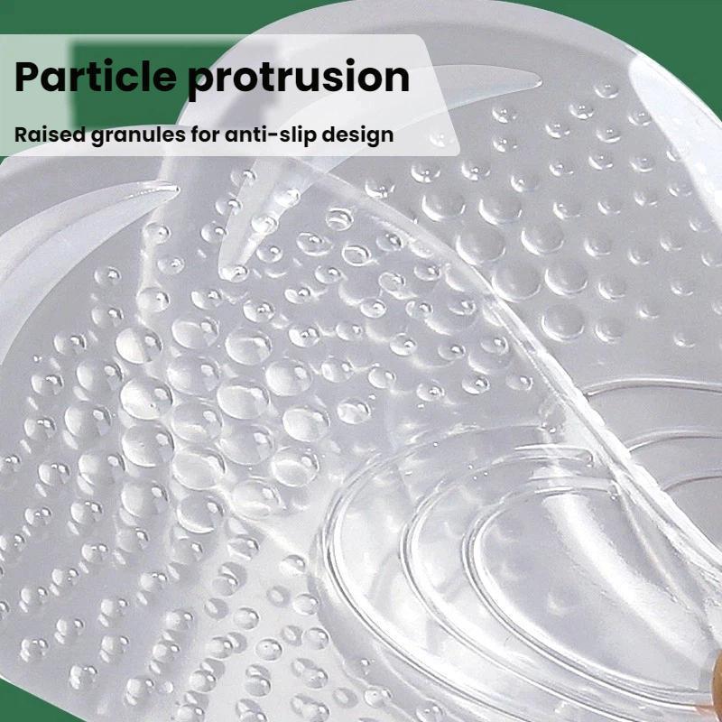 Arch Support Insoles for High Heels, Shock Absorbing Silicone Half Insoles