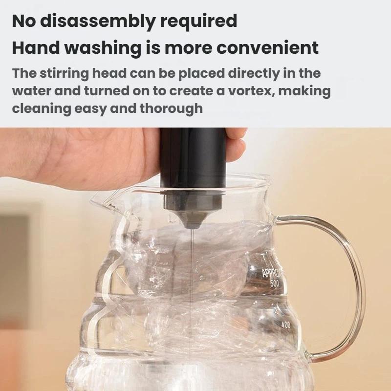 Handheld Milk Frother Electric Coffee Whisk For Lattes Matcha Home Baking 6