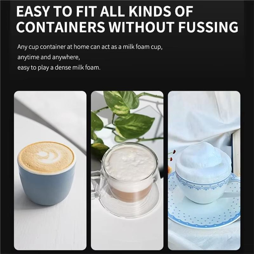Handheld Milk Frother Electric Coffee Whisk For Lattes Matcha Home Baking 8