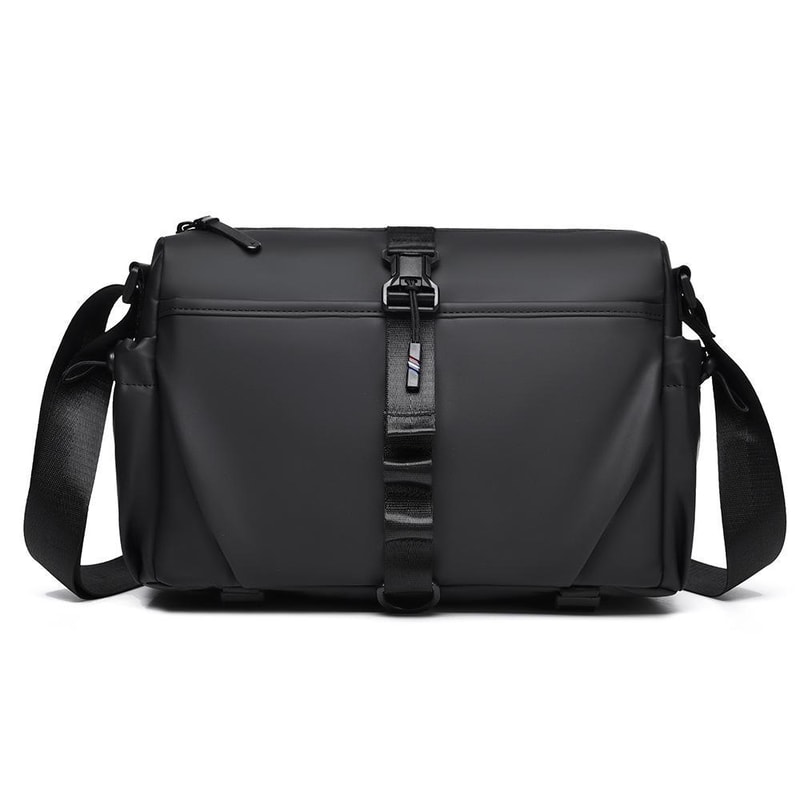 Men Sling Bag Large Capacity Chest Pack With Magnetic Buckle Expandable Gear Holder 9