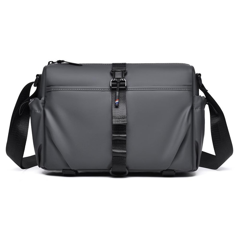 Men Sling Bag Large Capacity Chest Pack With Magnetic Buckle Expandable Gear Holder 10