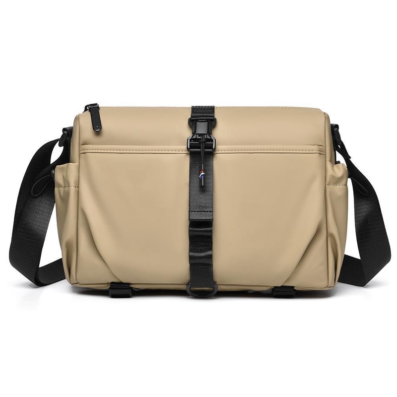 Men Sling Bag Large Capacity Chest Pack With Magnetic Buckle Expandable Gear Holder 12