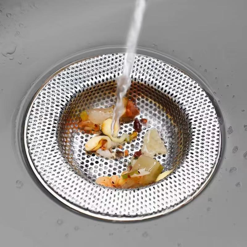 Wide Rim Stainless Steel Sink Strainer Food Catcher Drain Filter for Kitchen Sinks