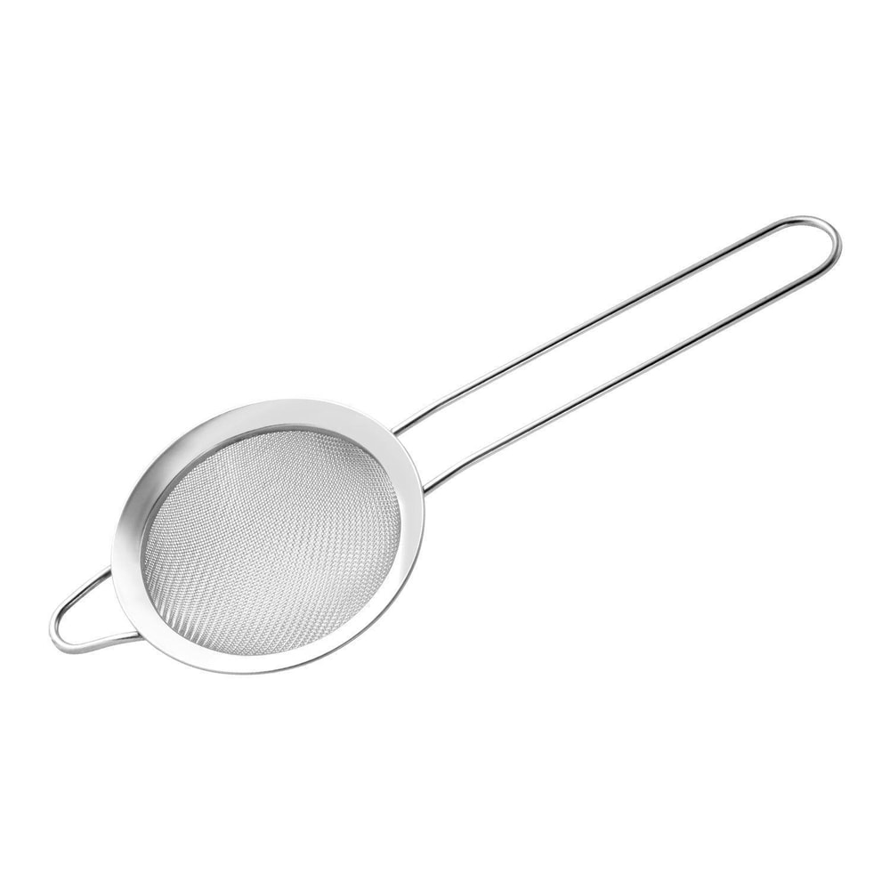 Premium Stainless Steel Mesh Strainer for Milk, Juice & Flour Sifting