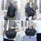 Water Resistant Messenger Bag For Men Large Capacity Crossbody Briefcase With Luggage Strap 8