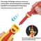 13-Piece Insulated Screwdriver Set with Voltage Tester and High-Voltage Protection for Electricians