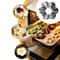 5-Piece Stainless Steel Cookie Cutter Set Flower Shapes for Cookies, Biscuits & Baking Creations