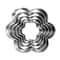 5-Piece Stainless Steel Cookie Cutter Set Flower Shapes for Cookies, Biscuits & Baking Creations
