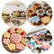 5-Piece Stainless Steel Cookie Cutter Set Flower Shapes for Cookies, Biscuits & Baking Creations
