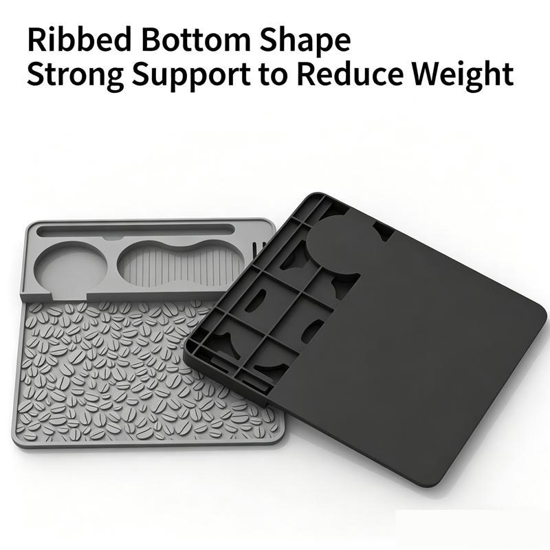 Silicone Espresso Tamping Mat With Tamper Holder Station NonSlip Coffee Bar Organizer 3